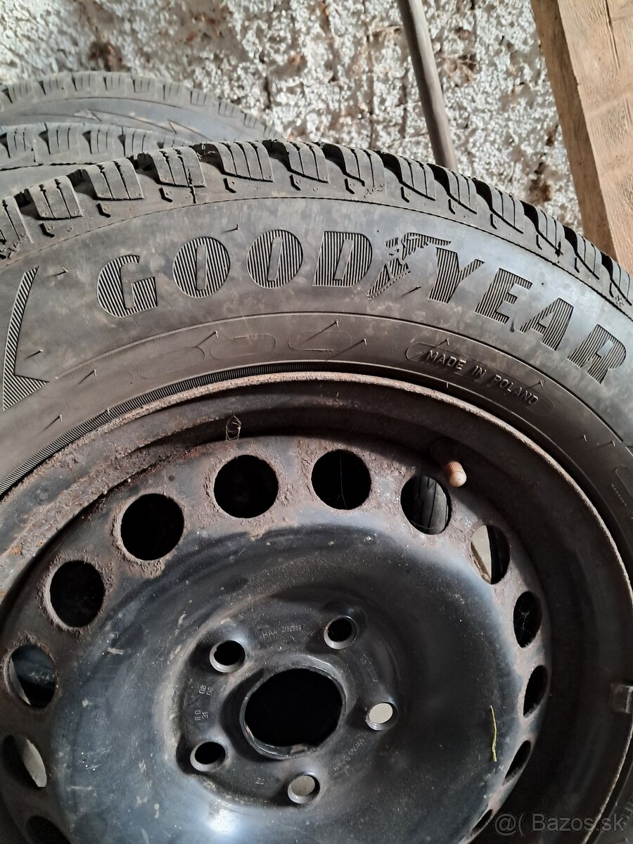 Zimne pneu + plechove disky 5x112 6Jx15H2 ET47 - 2