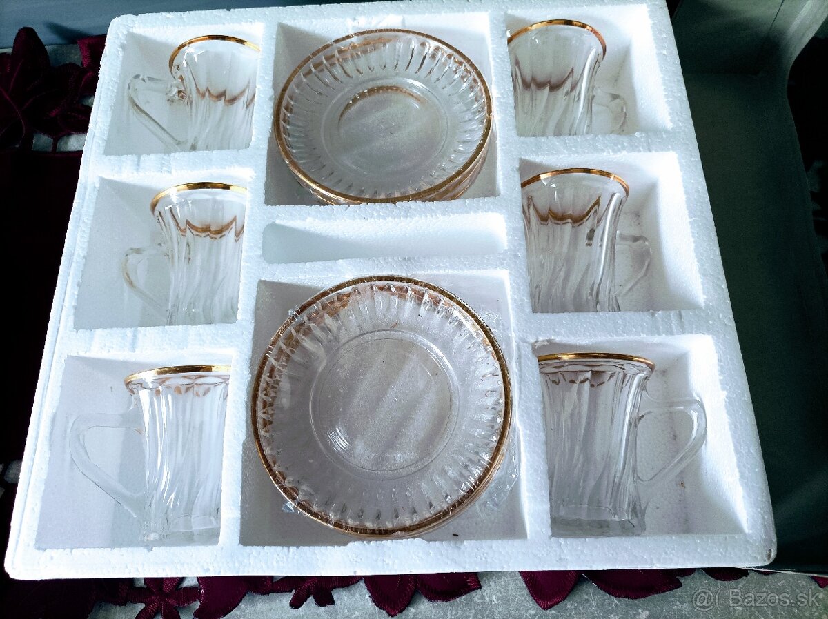 Sada 6 ks šálky a pod šálky - 2