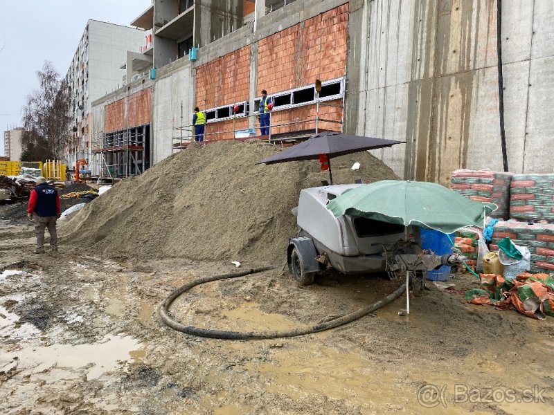 Strojové cementové potery- RÝCHLY NÁSTUP - 2