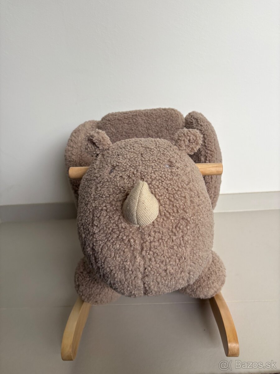 NATTOU Hojdacka plysovy nosorozec - 2