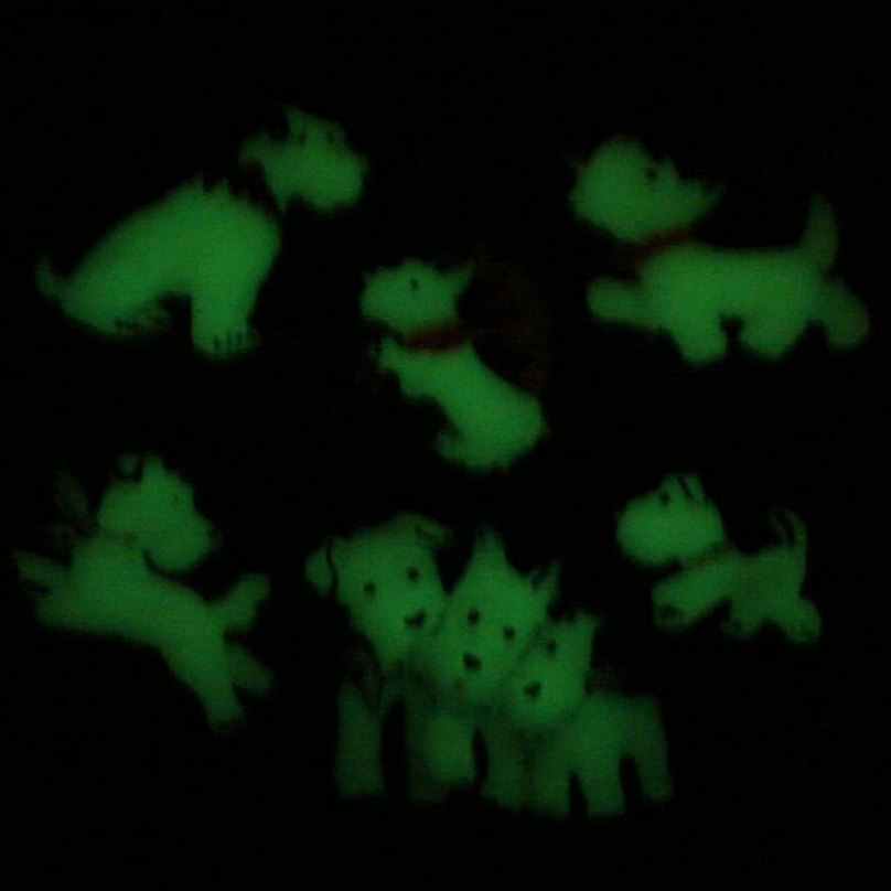 Fosforové brošne - psy - teriéry - 2