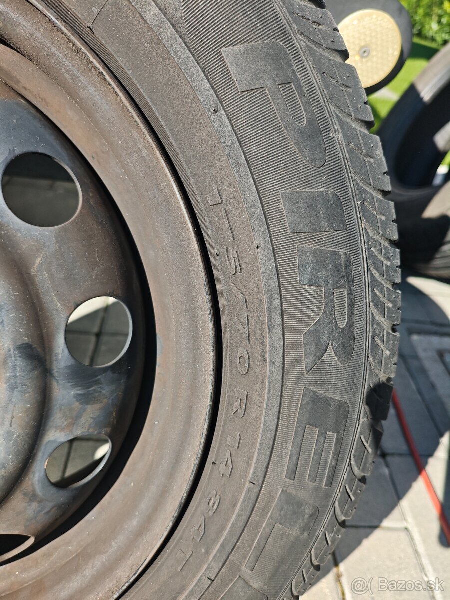 Disky 4x100 pneumatiky 175/70 R14 - 2