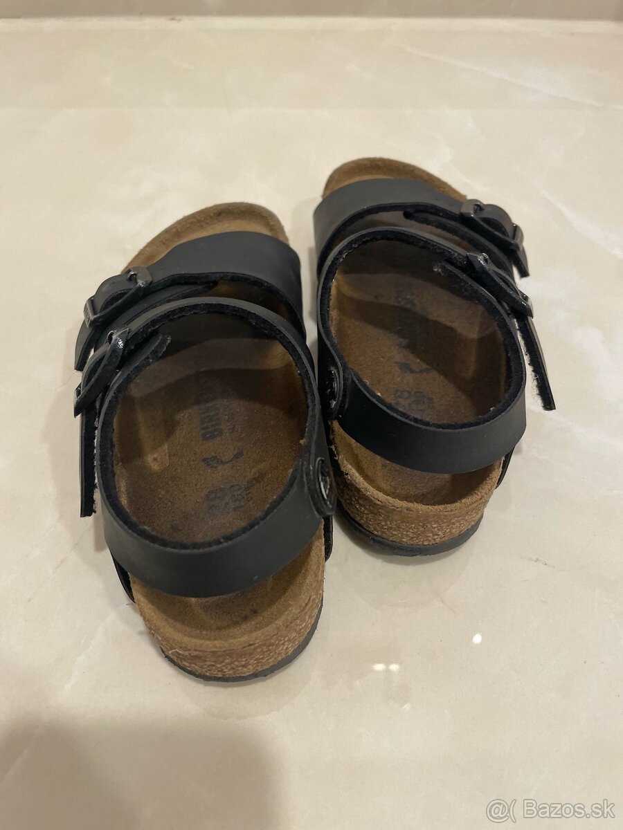 Detské čierne Regular sandále Birkenstock veľ. 28 - 2