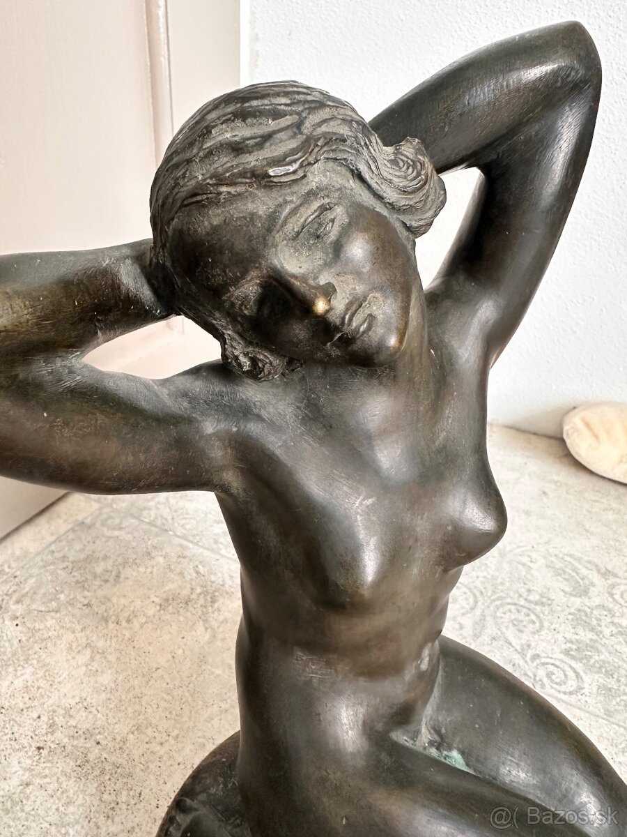 Bronzová socha - akt ? Julius Bártfay ? 1930 - 2