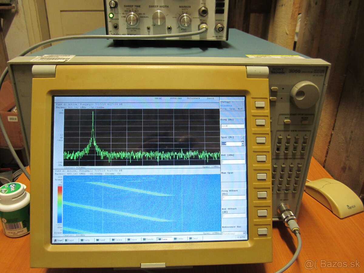 Sony Tektronix 3066 - spektrálny analyzátor do 3GHz. - 2