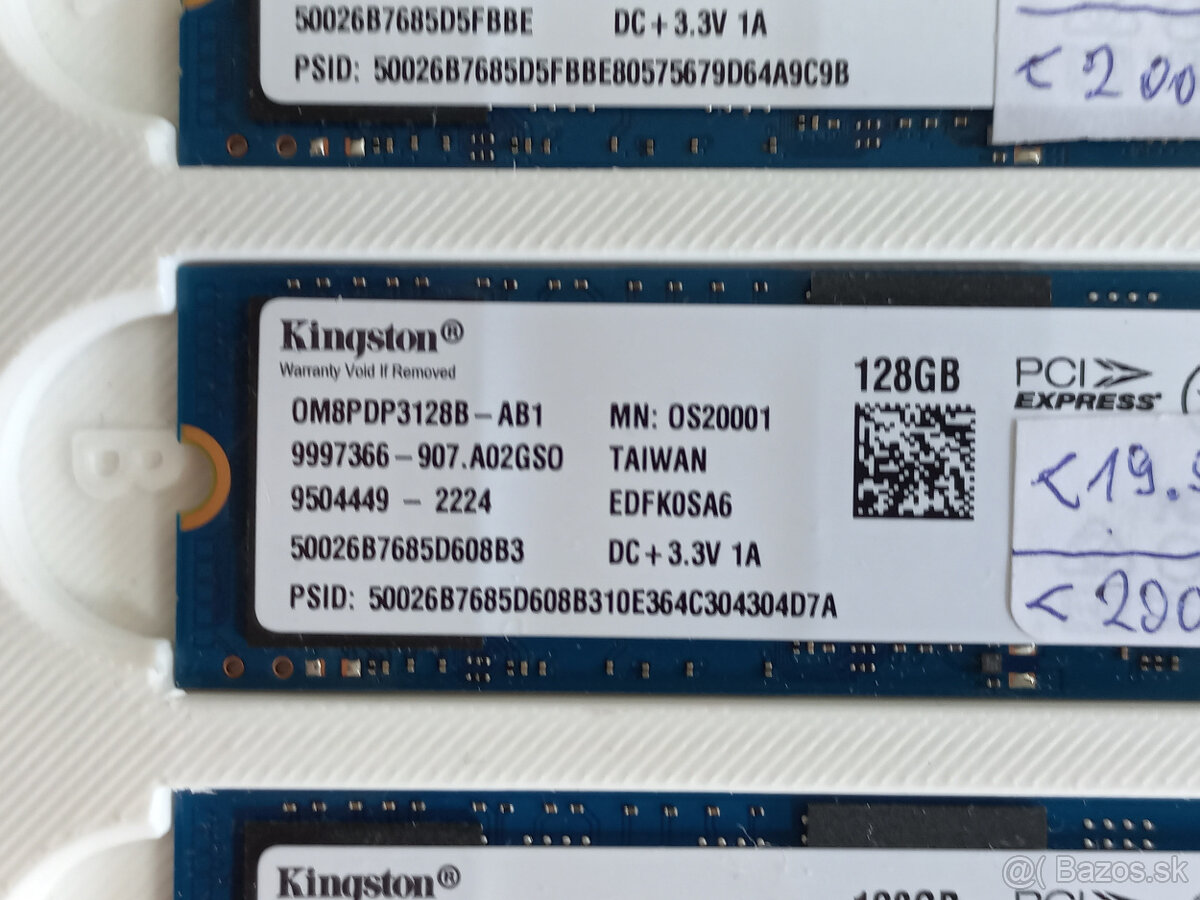 SSD 128GB M.2 KINGSTON PCIe NVMe - 2