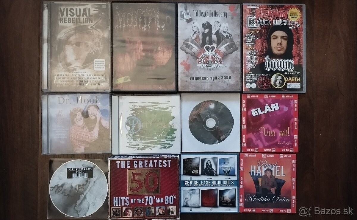 Rock,Metal CD,DVD na predaj, - 2