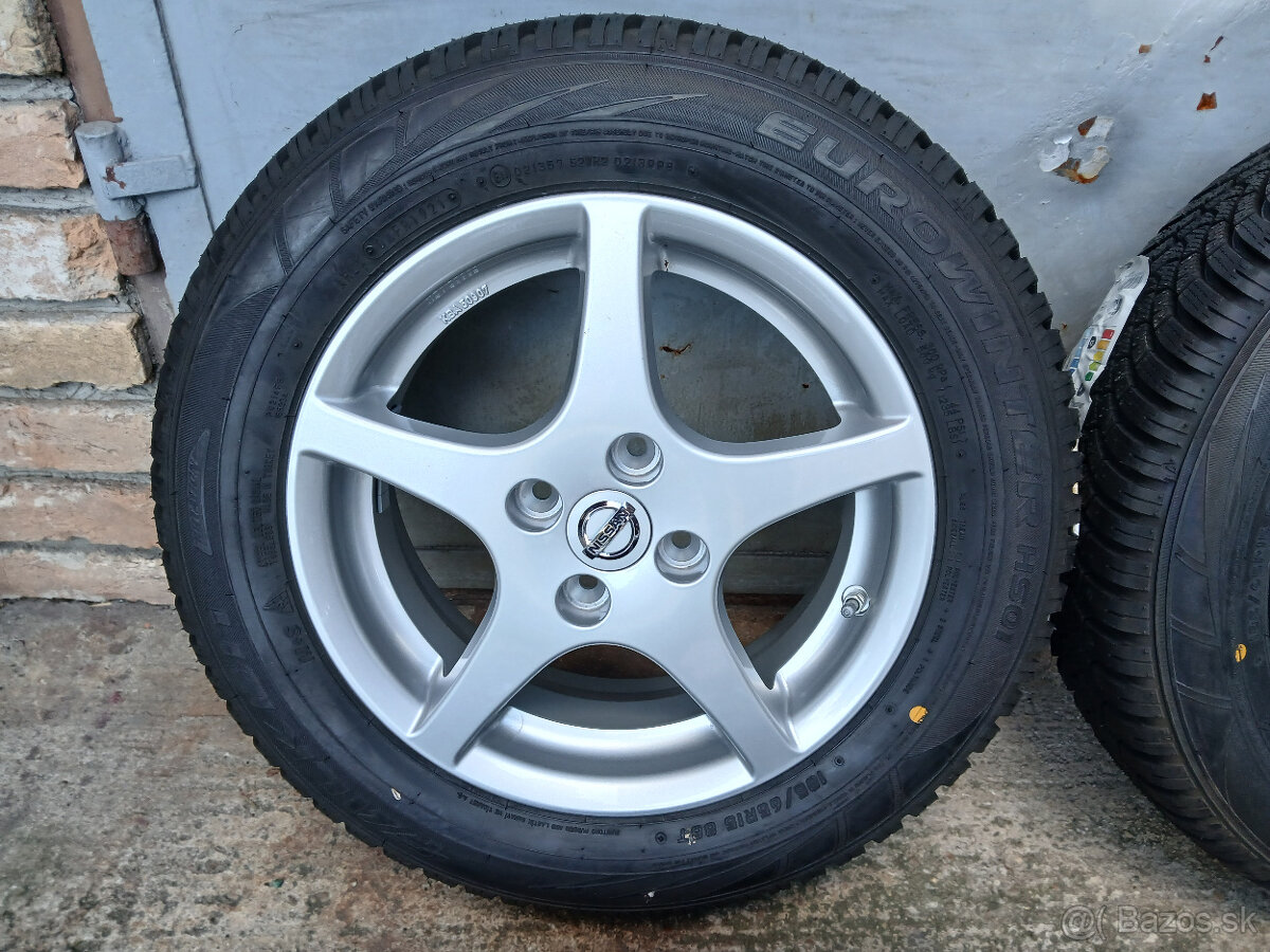 4x100 R15 Nissan Micra +TPMS -nová sada - 2