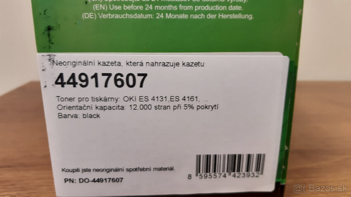 toner OKI 44917607 - 2