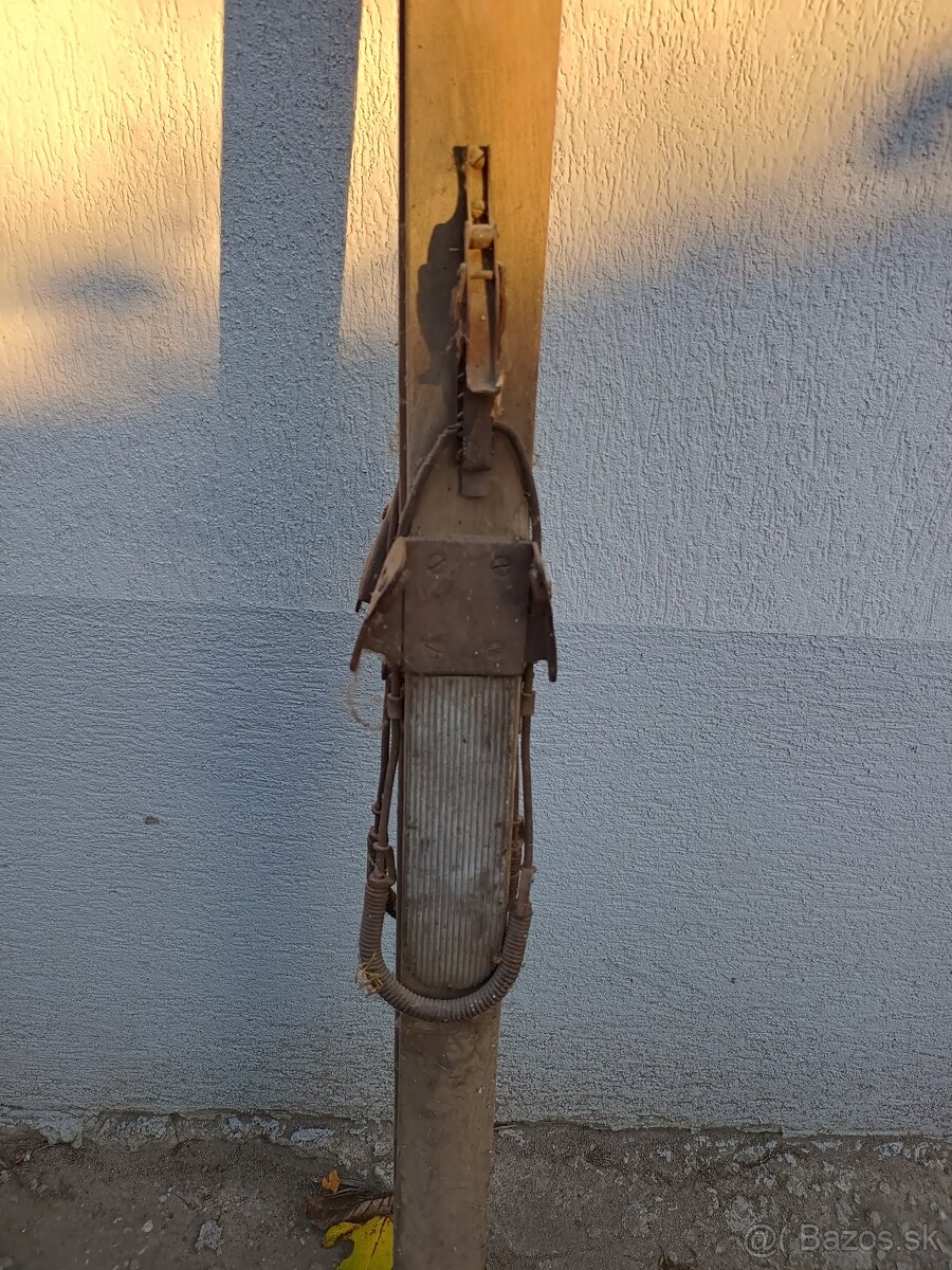 Drevené retro lyže - 2