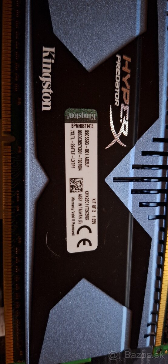 DDR3-2666 CL11 8Gb 2x4Gb - 2
