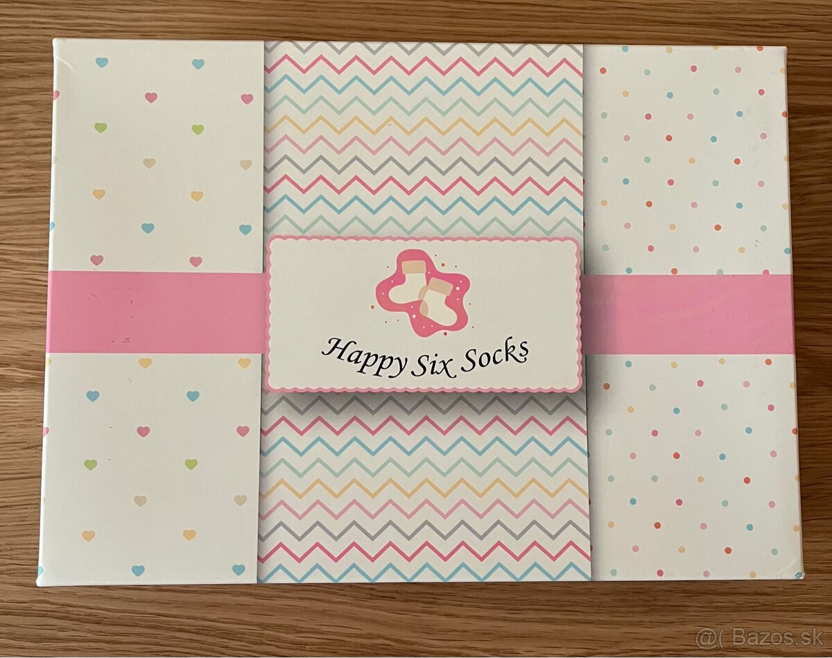 Detské ponožky - darčekový box 6 párov - 2