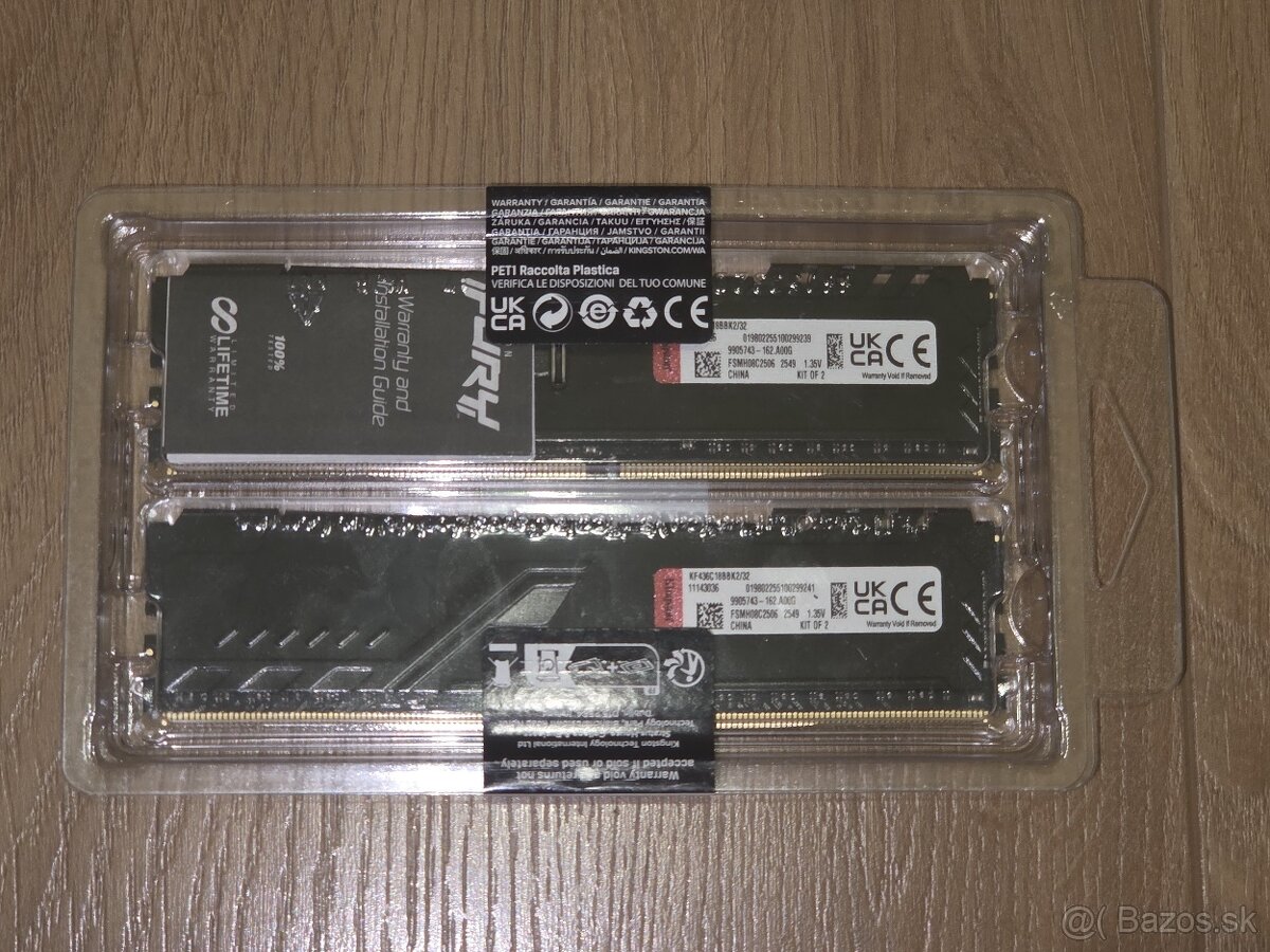 Kingston Fury Beast 32GB DDR4 LC18 - 2