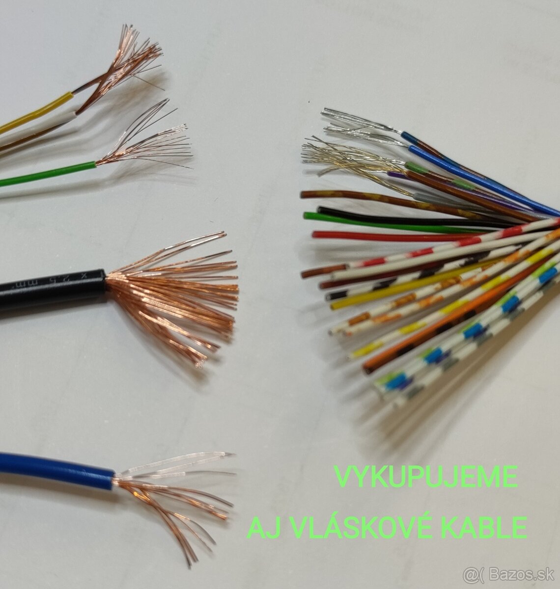 Medené káble odpad - kupim - 2