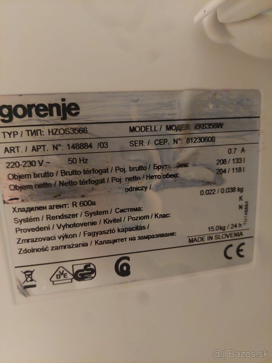 Chladnička Gorenje - 2