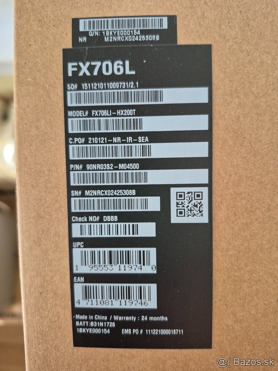 NTB ASUS FullHD 17.3 ASUS TUF Gaming F17 - 2