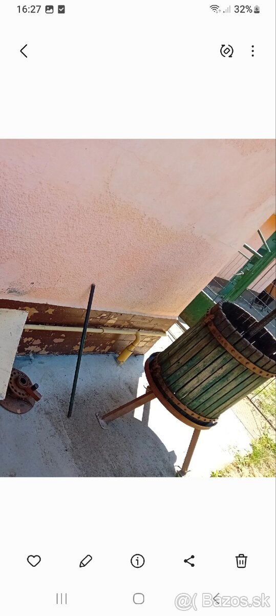 Predám lis50e a mlynček 20e na hrozno. - 2