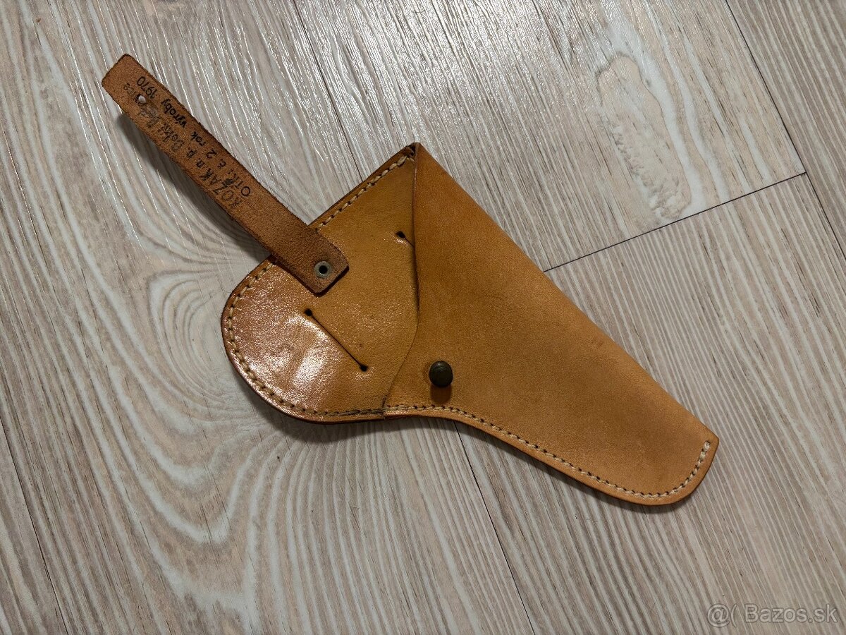 Kožené púzdro na pištoľ CZ 50/70 svetlé, ČSĽA / SNB (ZNB,VB) - 2