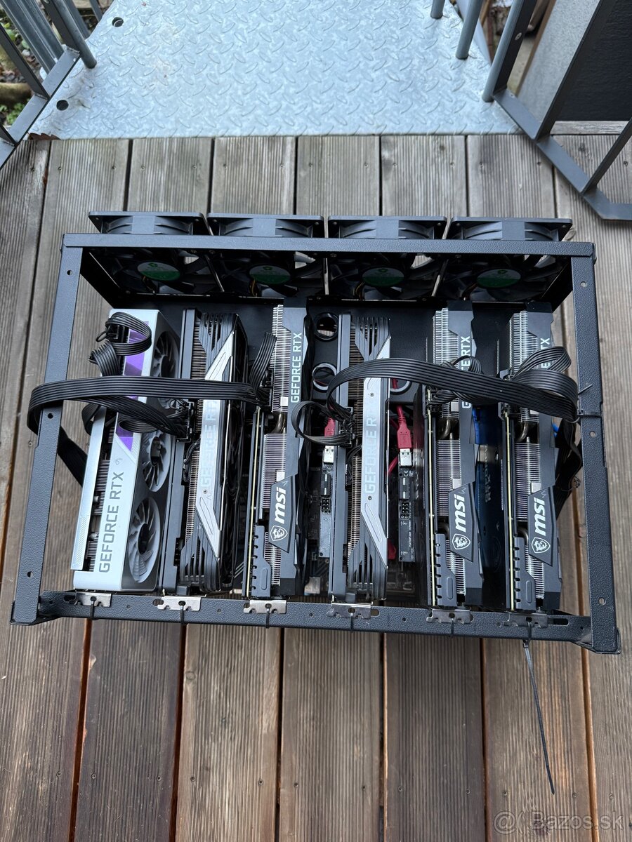 Mining rig 6× NVIDIA GeForce RTX 3060/3070 + SimpleMining OS - 2