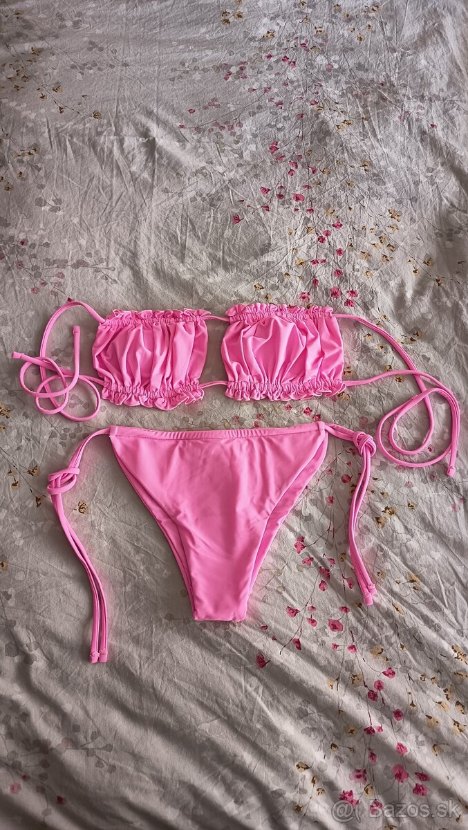 Dámske plavky nové veľkosť M ružové - 2