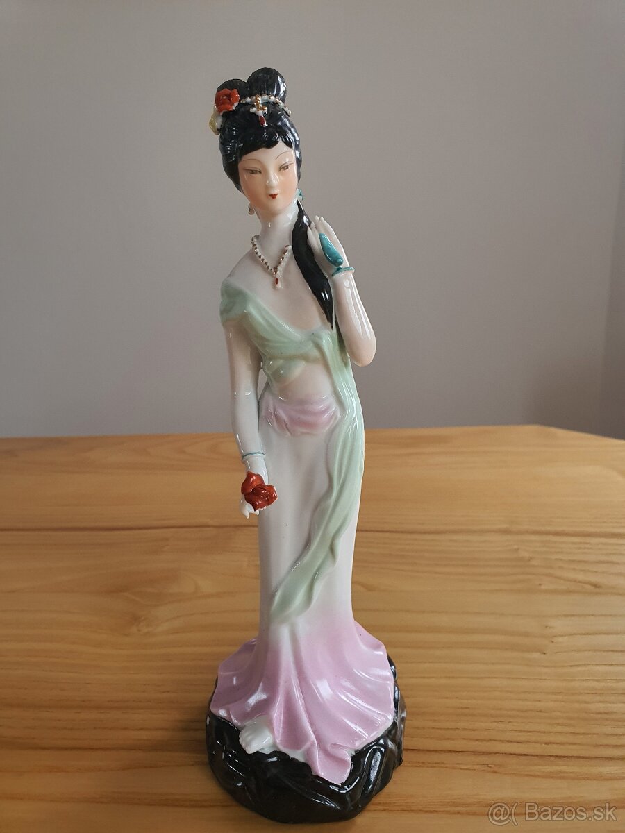 Retro porcelánové sošky Gejša - 2