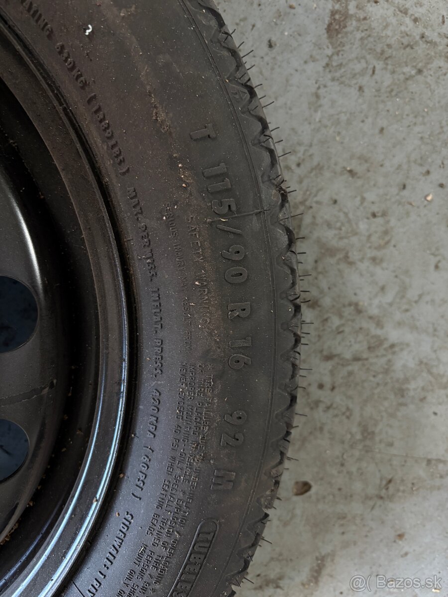 Predám rezervné koleso BMW e46 r16 - 2