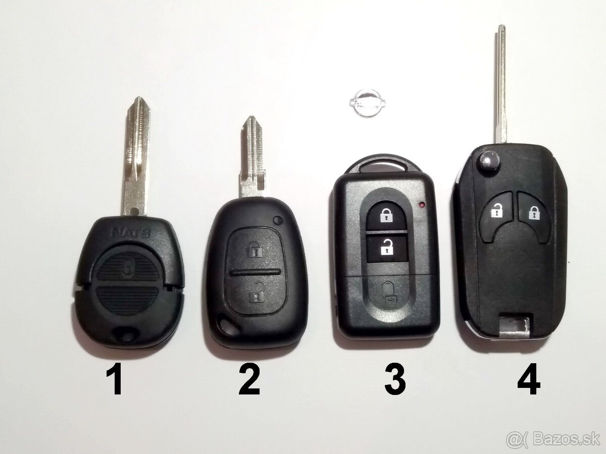 Nissan Juke Qashqai Note Murano autokľuč obal kluča - 2