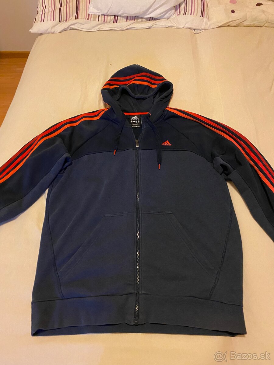 Pánska mikina na zips Adidas veľkosť L - 2