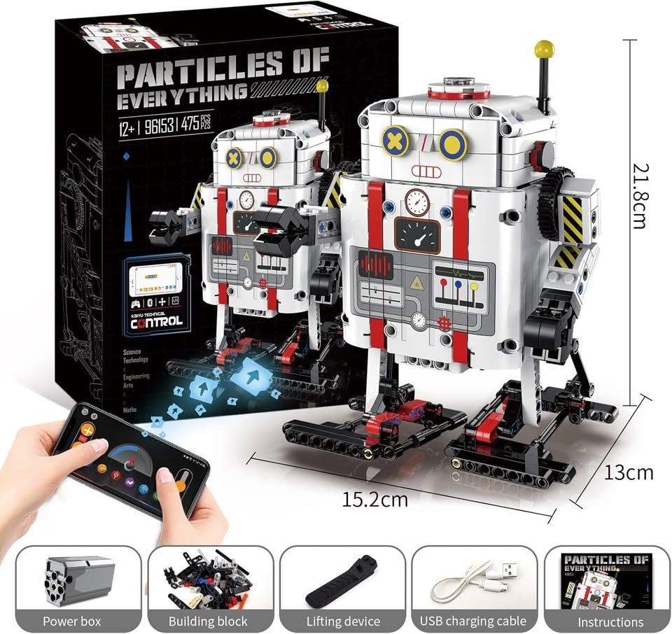 Programovatelná RC stavebnice (robot) - 475 dílků - 2