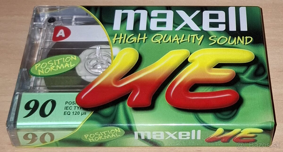 Audiokazety MAXELL UE 90 / Nové Zabalené / 5€-KS - 2