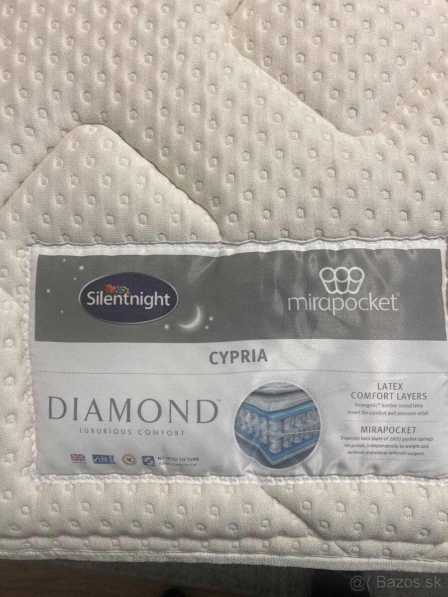 Luxusný pruzinovy matrac 180x200 - 2