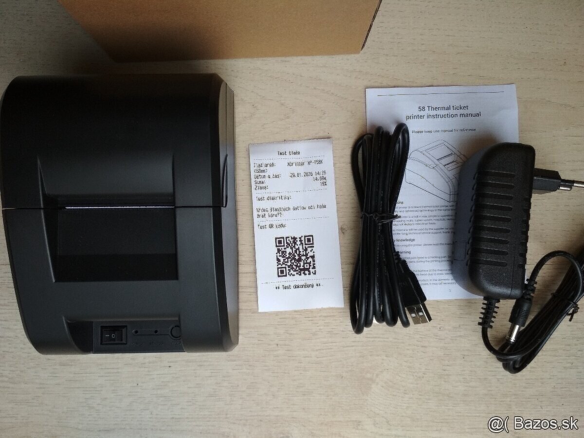 Termotlačiareň na bločky - 2