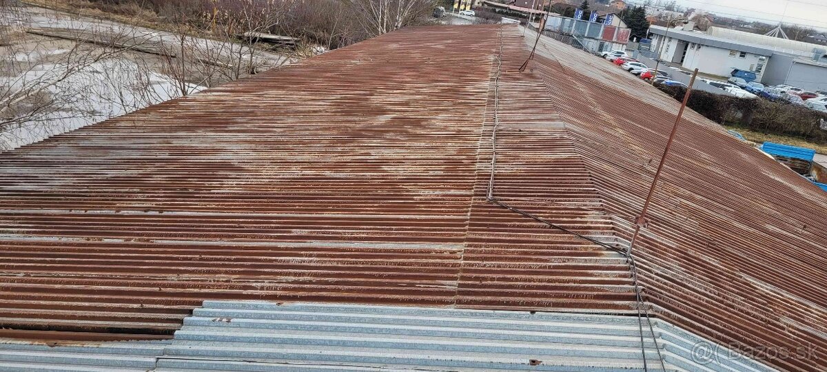 Použitá strecha - trapézový plech - 2