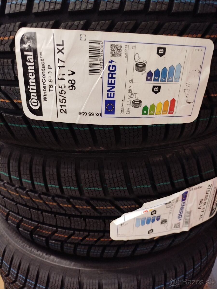 Continental 215/55 R17 zimné - 2