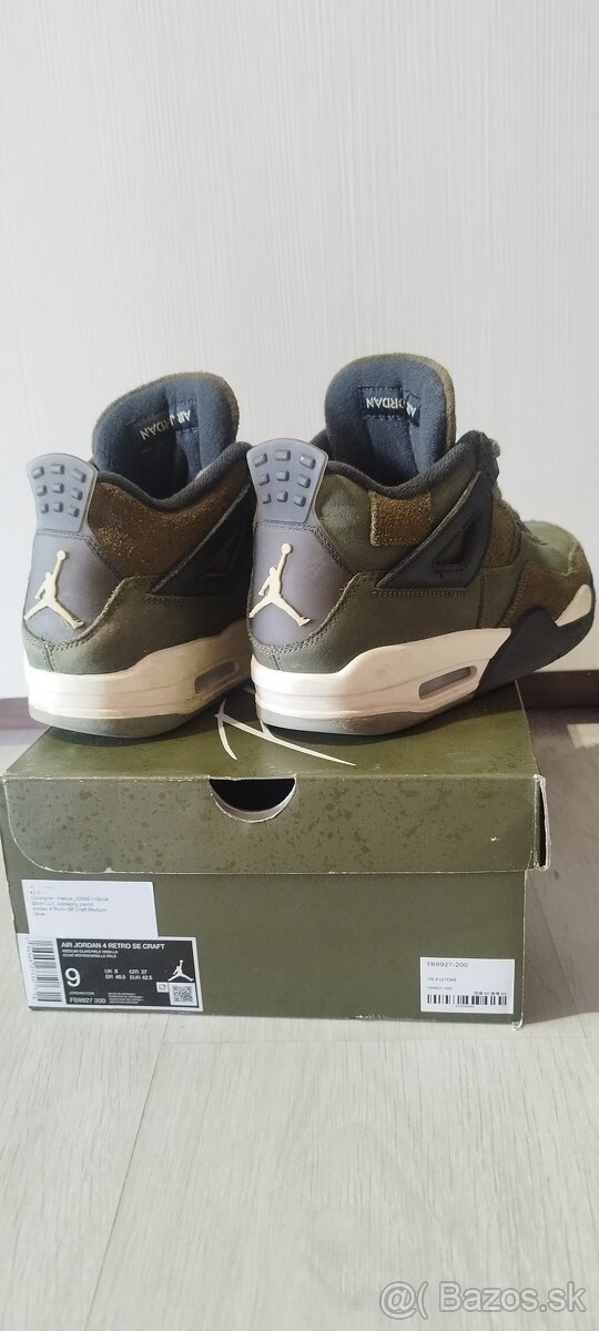 AirJordan 4 retro Olive - 2