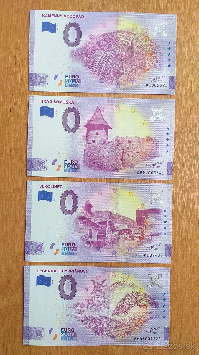 0 euro bankovka, 0 euro souvenir, 0€ bankovka 3 - 2