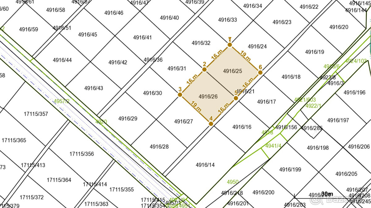 Záhrada 626 m2 v peknej lokalite v Rači na Žabom Majeri za s - 2