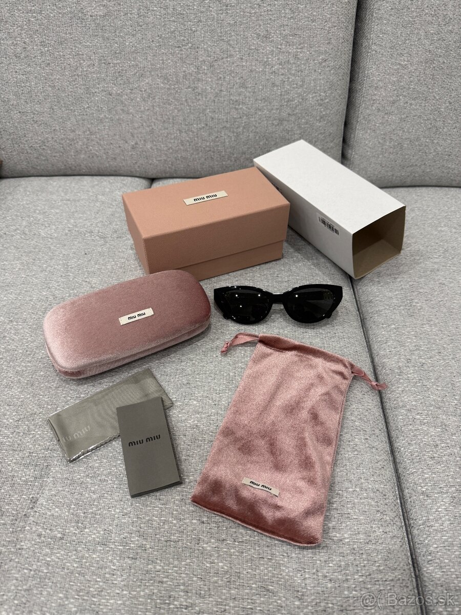 Miu miu dámske slnečné okuliare / nové, komplet balenie - 2