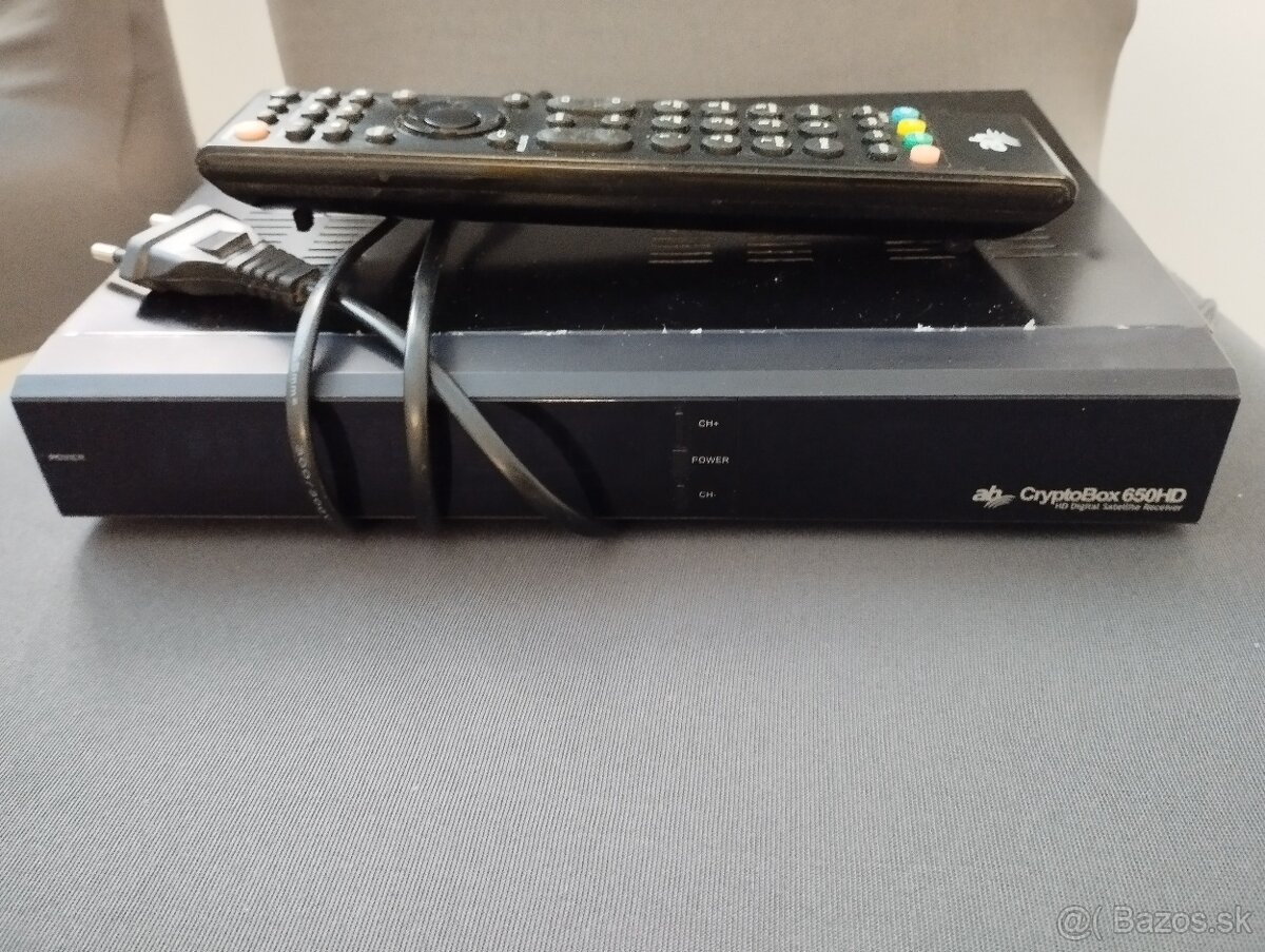 Predám Satelitný prijímač Cryptobox 650 HD - 2