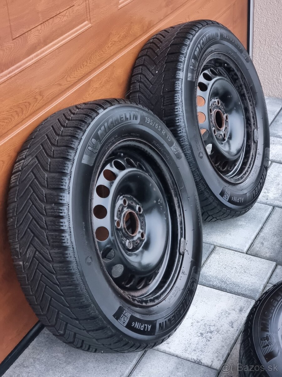 Zimné pneumatiky na diskoch 195/65r15 octavia 3 - 2