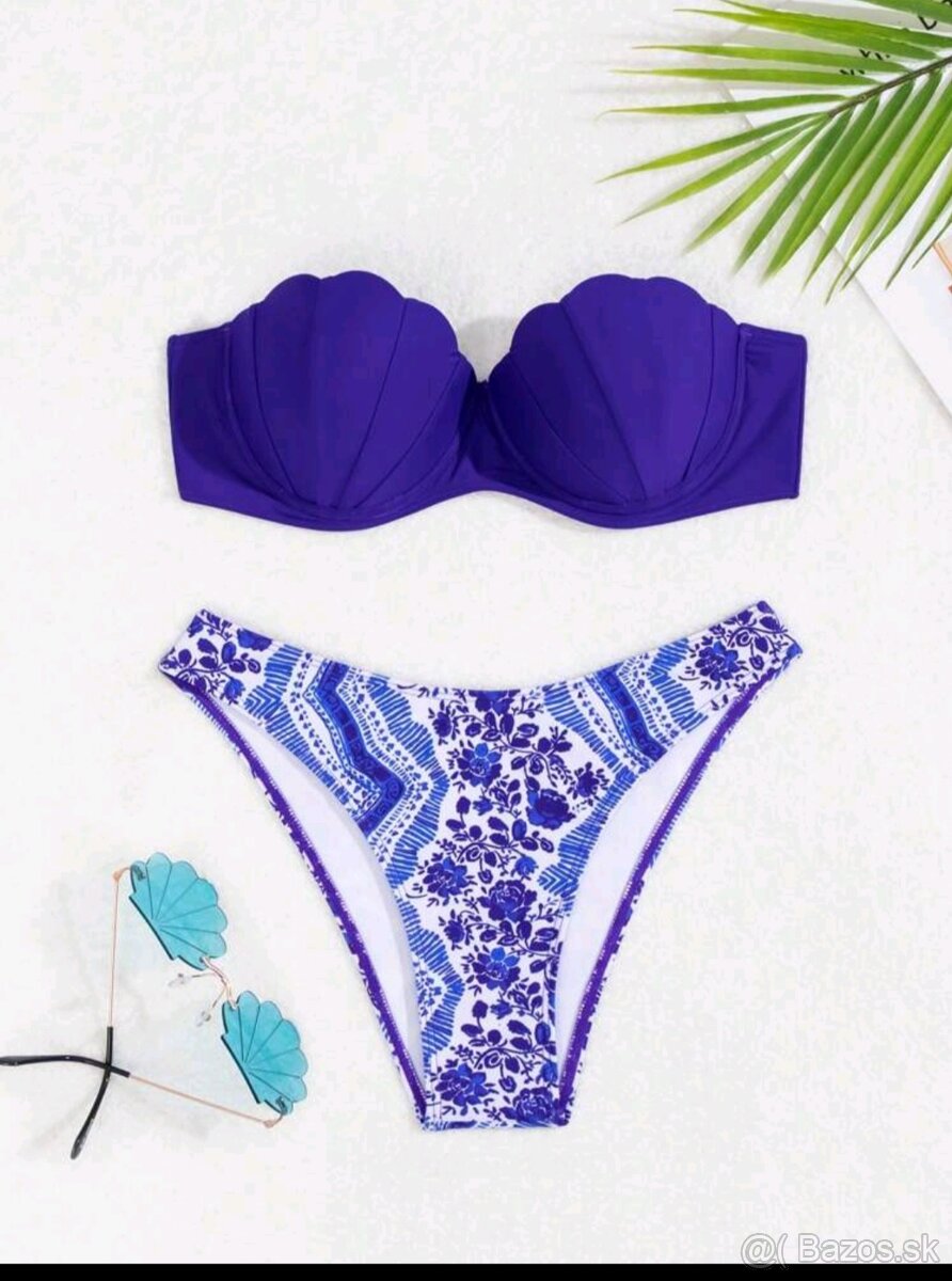 Fialové plavky M - 2