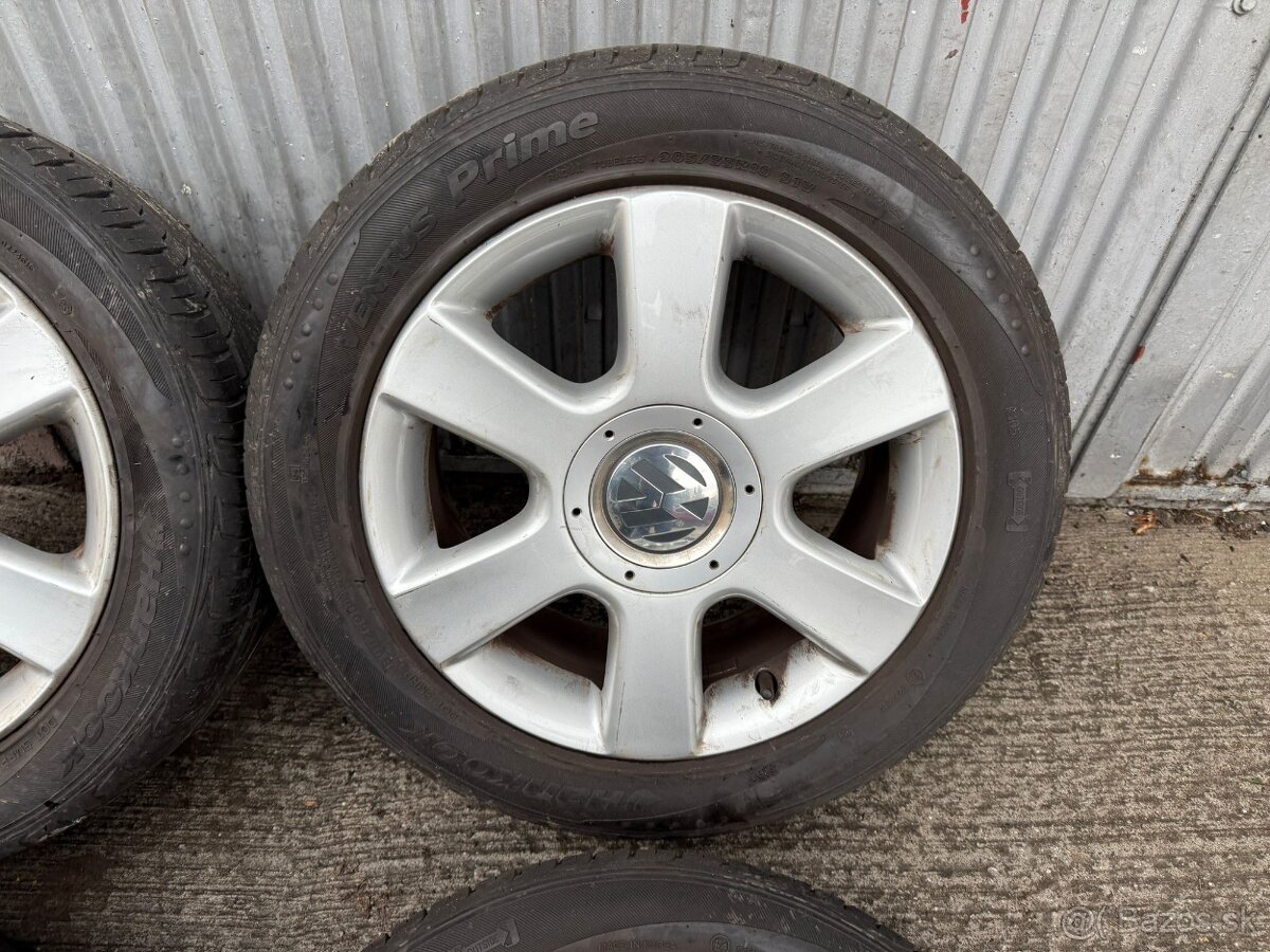 16" Elektrony VW 5x112 so zimnymi pneu 205/55 R16 - 2