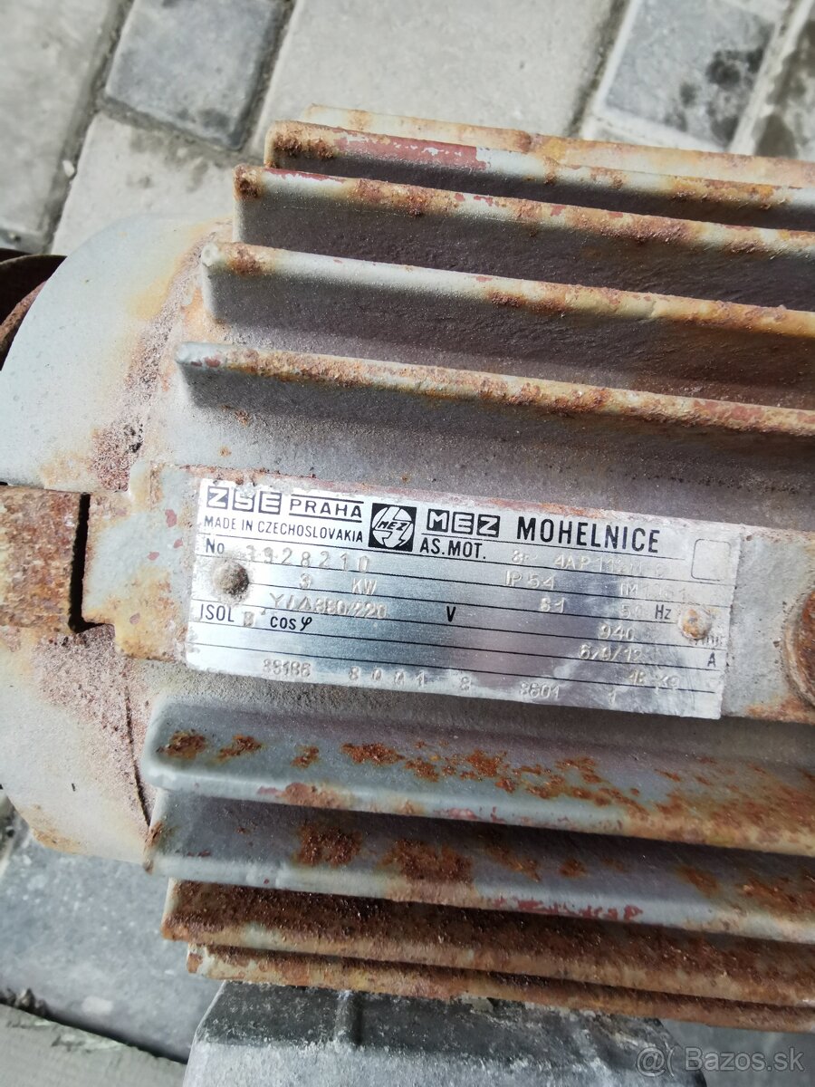 Motor 3 kW 940 otacok - 2