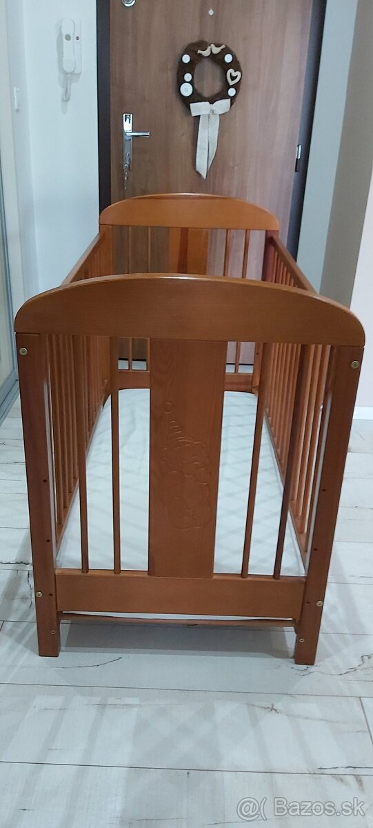 DREVENÁ DETSKÁ POSTIELKA Z MASÍVU - 2