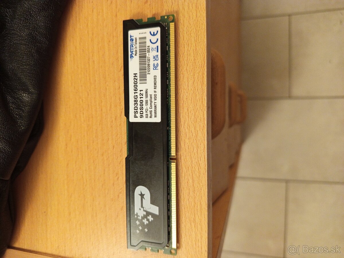 Patriot RAM 8GB DDR3 - 2