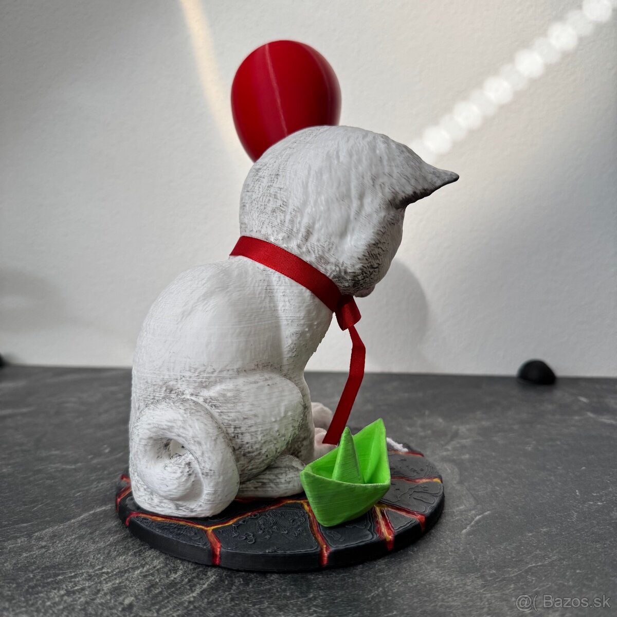 Cat IT horror mačka 3D tlač figurka - 2