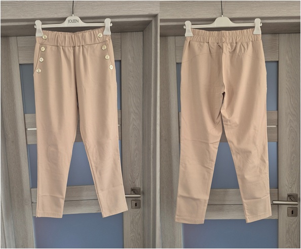 Béžové La blanche nohavice - 2