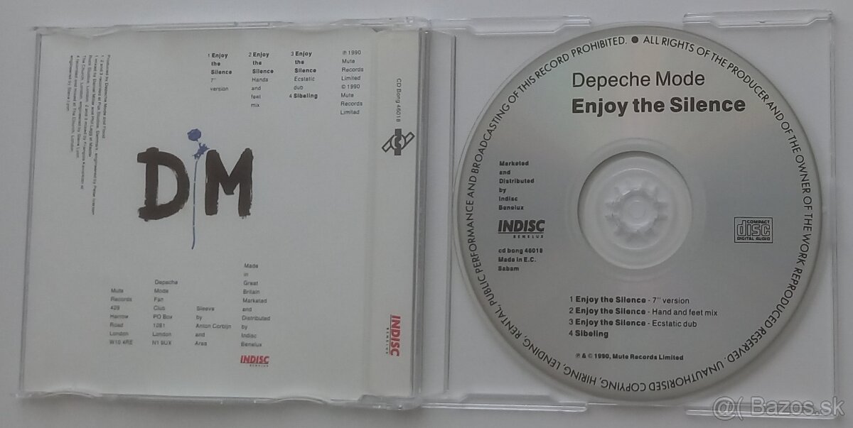 Depeche Mode Benelux CD Enjoy The Silence - 2