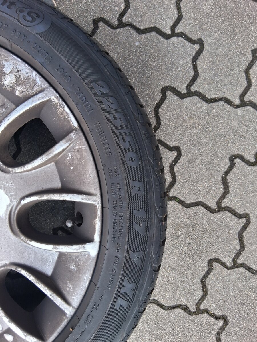 Predam letne pneu 225/50R17 Y - 2