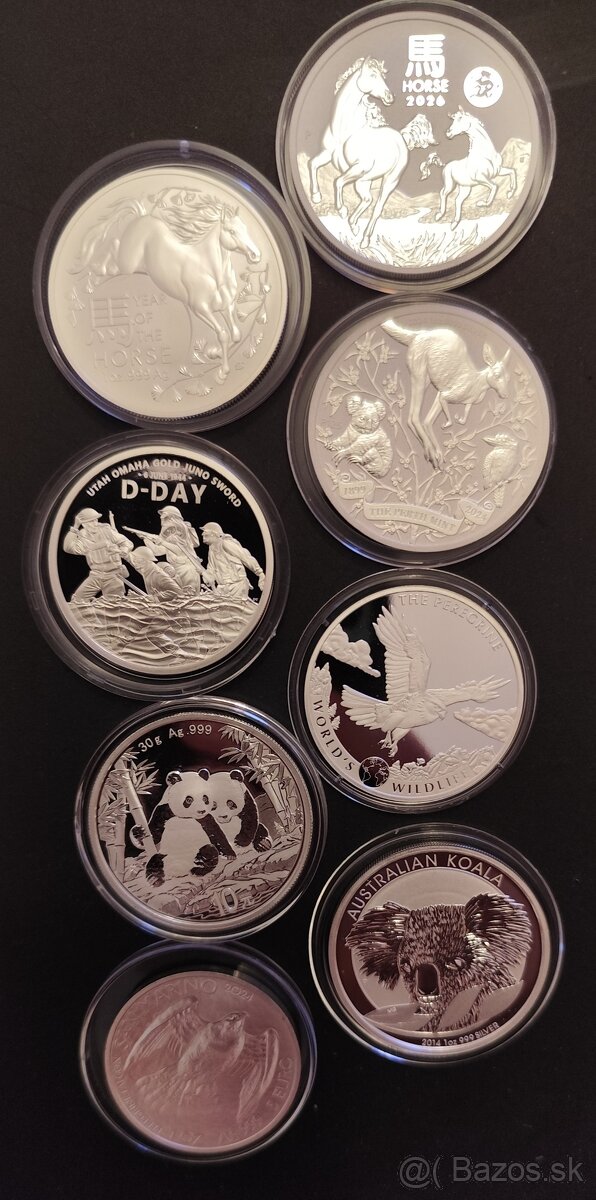 Investičné striebro 1oz - 2